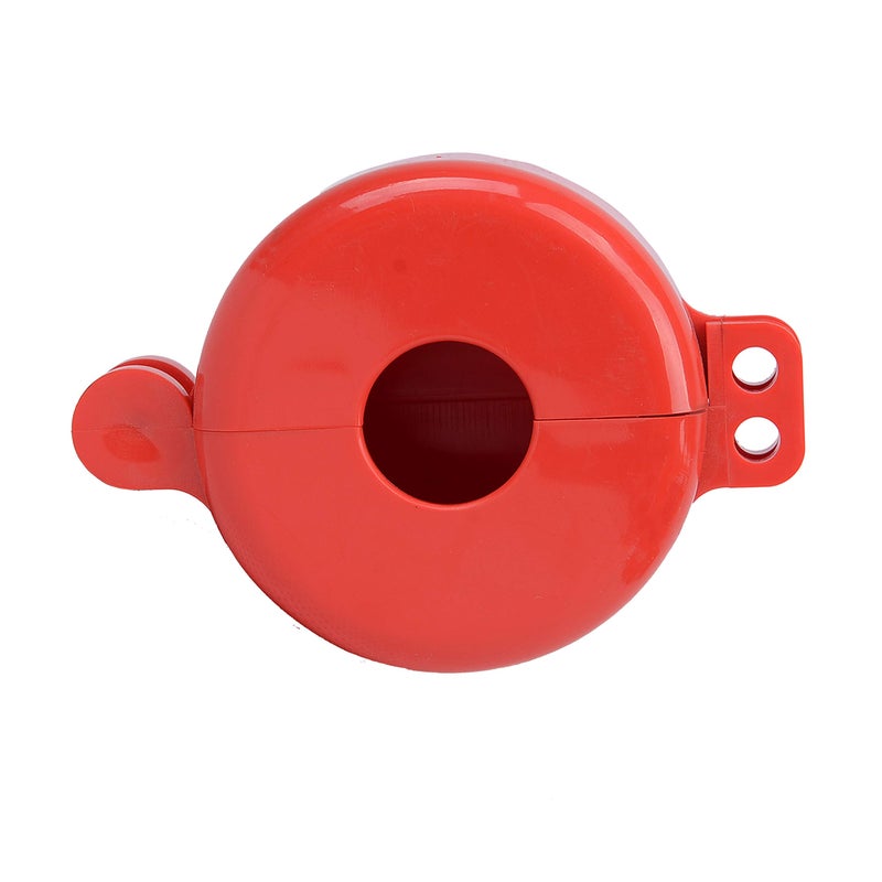 Induschoice Water Spigot Lock/Valve Lockout/Gas Cylinder Lockout,Hose Bib Lock and Faucet Locks Fits Size 1'' to 2-1/2" Red - Image 1